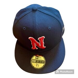 NASHVILLE SOUNDS minor league baseball hat - navy w/ red - NEW ERA - 7 5/8” NWT!